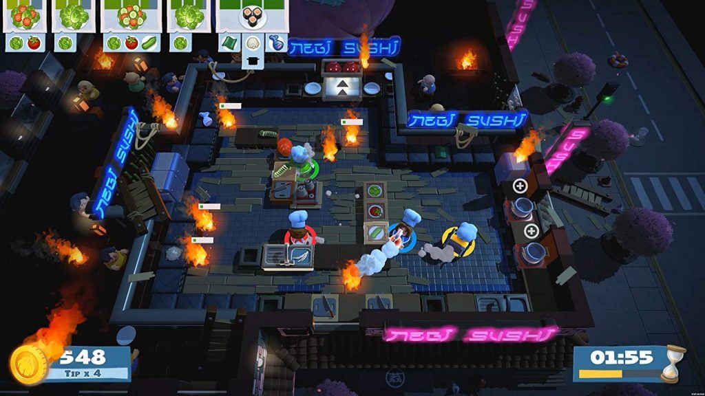 Download Overcooked 2 NSP Full Game + DLC + Update